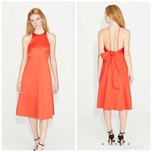 Gorgeous Red Strappy Halston Heritage Mini Dress - 0